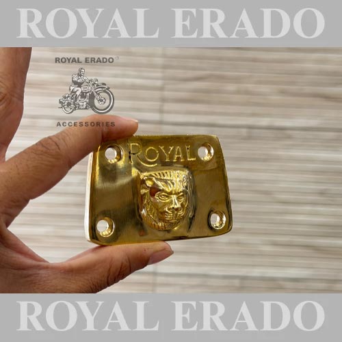 Royal Enfield Classic Electra Standard Uce Model Bs-3 Bs-4 Tappet Plate Brass With Lion Logo