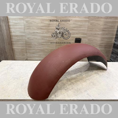 Harley Bobber-style Mudguard For Rear 180 Number Broad Tyre Royal Enfield Classic Electra And Standard
