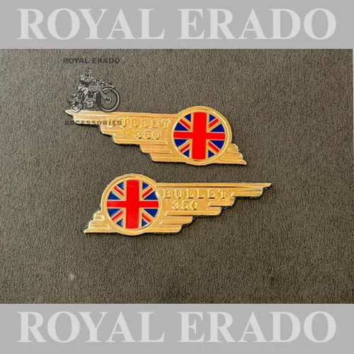 Brass Made In England Toolbox Monogram Bullet 350 For Vintage G2 1972 Old Model Royal Enfield Classic, Electra, Standard Reborn Classic, New Standard Battalion