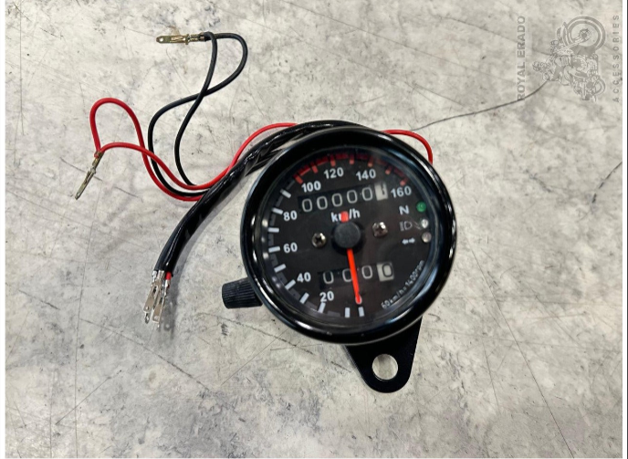 Royal enfield classic electra standard thunderbird speedometer meter for noverting to bobber chopper