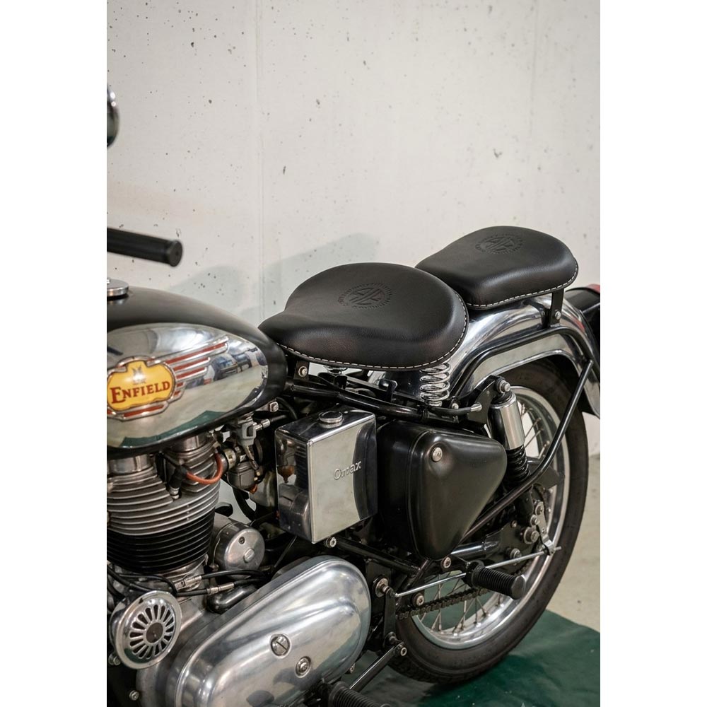 Royal Enfield Vintage G2 1962 Old Model Bullet 350 Kabir Singh Style Black Seat (Arjun Ready Seat) For Classic Electra Standard