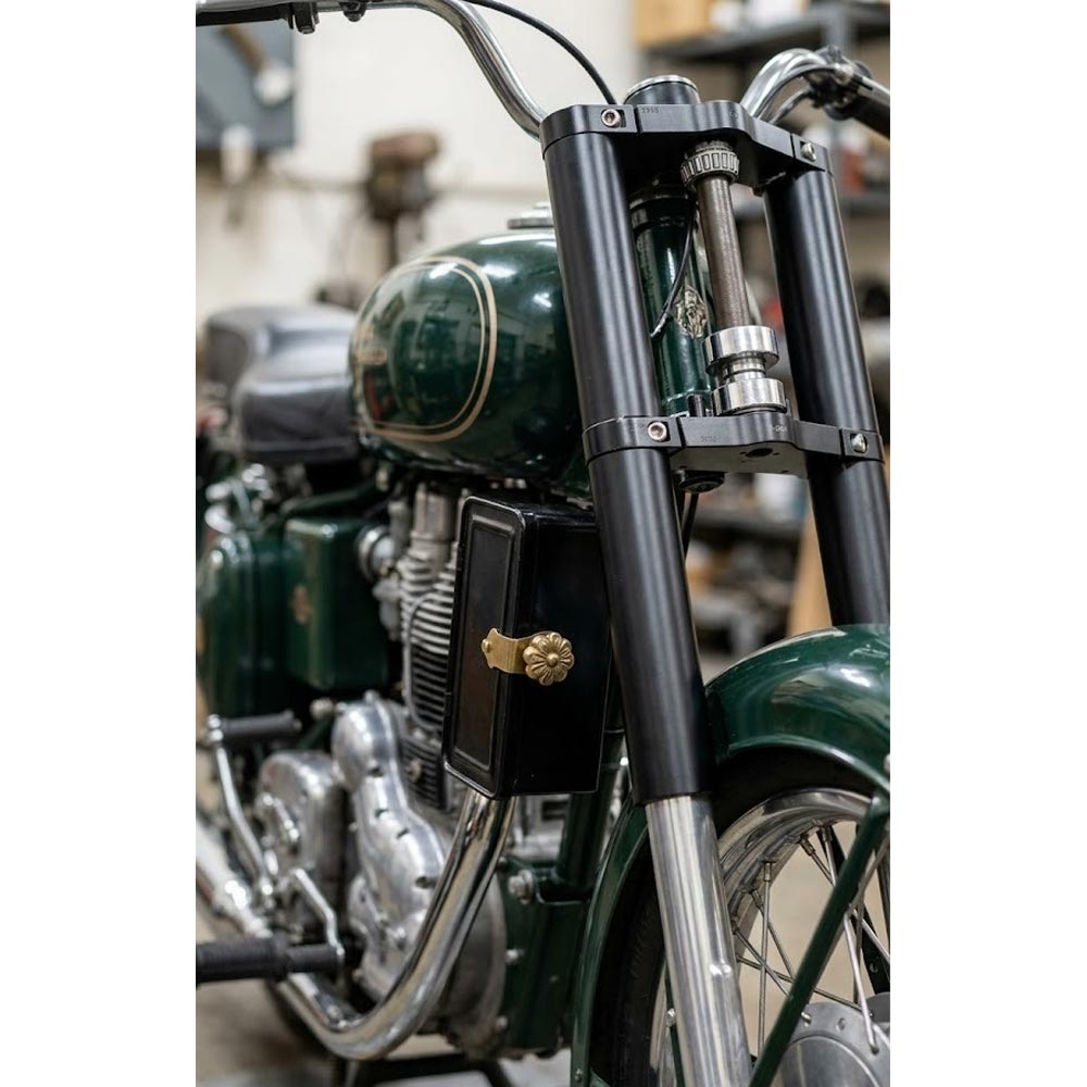 Royal Enfield Classic Electra Standard Thunderbird Black Front Broad Fork ( Broad Shocker ) For Broad Tyre Up To 150 Number Tyre