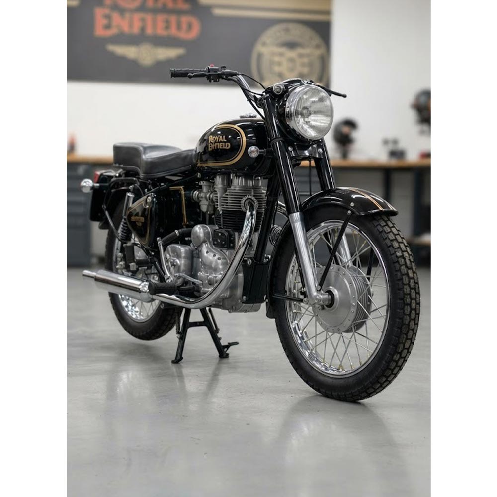 Royal Enfield Standard Drum Brake Spoke Wheel Rim In Chrome (1980 To 2018 Model Non- Disc Standard )